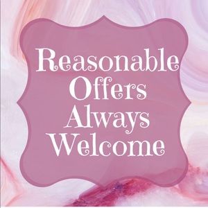 Reasonable offers welcomed!